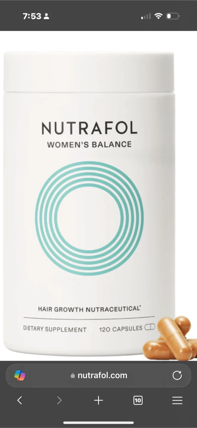 Nutrafol Women's Balance Hair Growth Supplement
