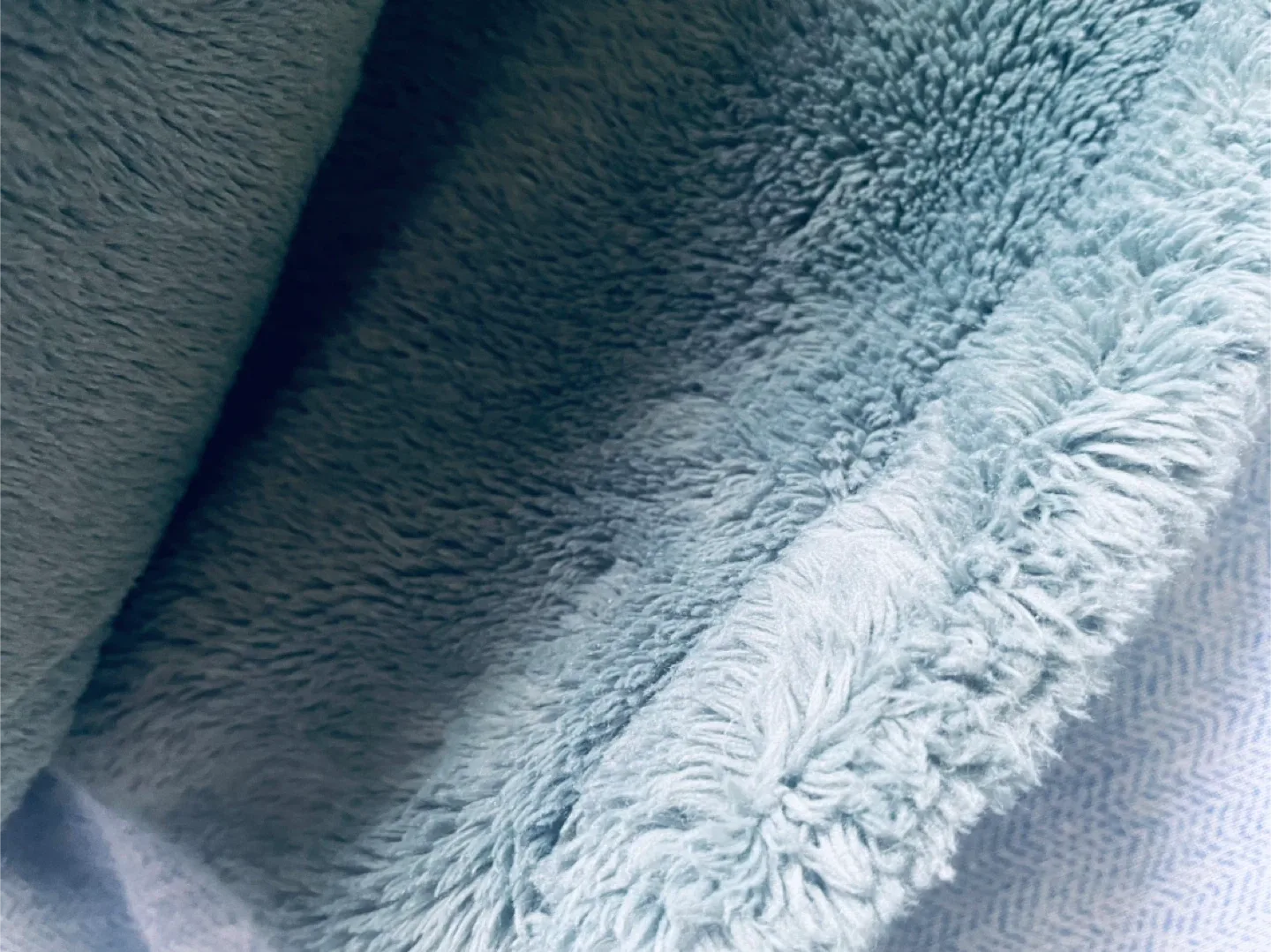 Soft Plush Throw Blanket - Blue image indicator(2)