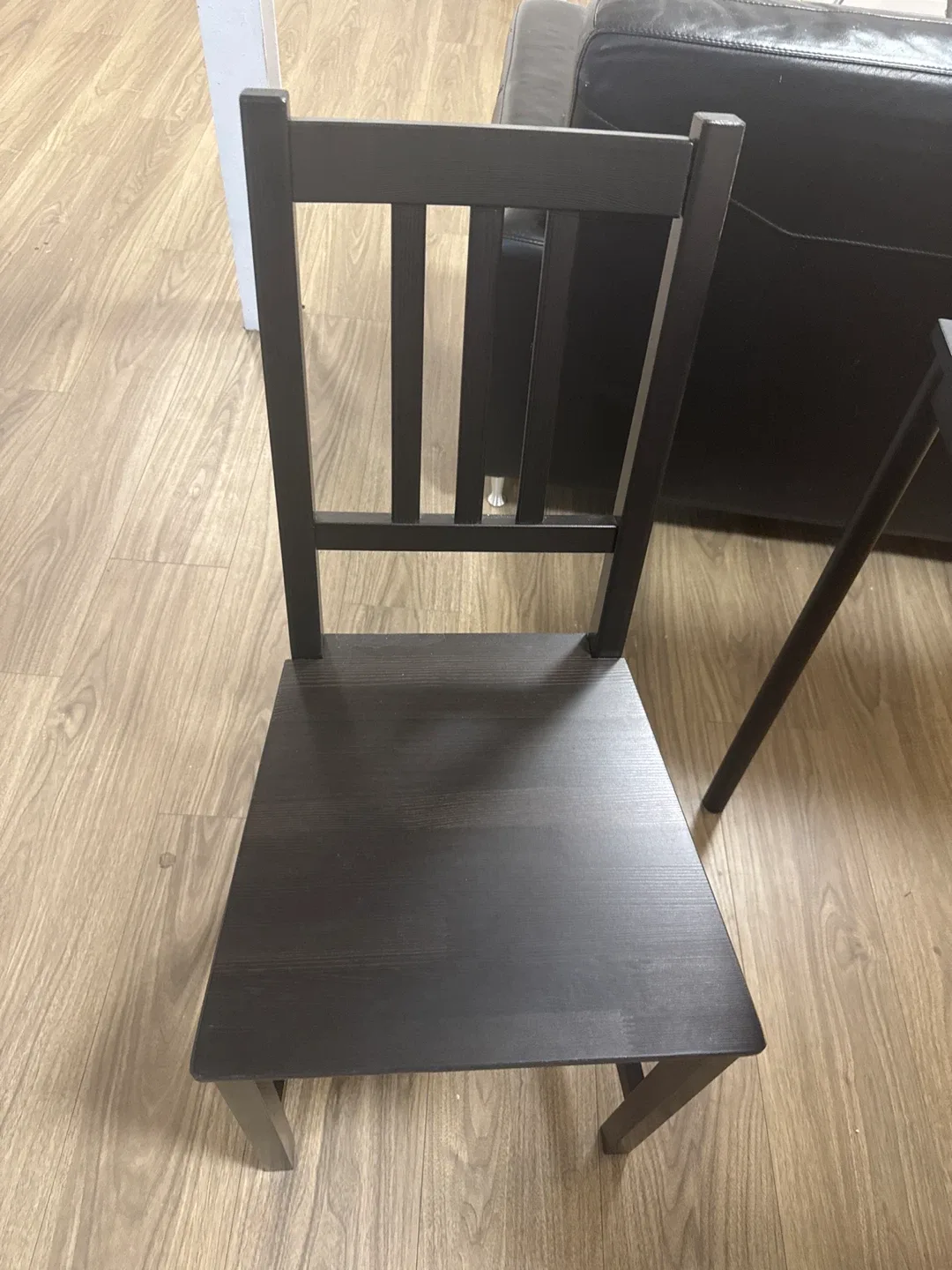 IKEA Black Dining Table & Chairs image indicator(2)