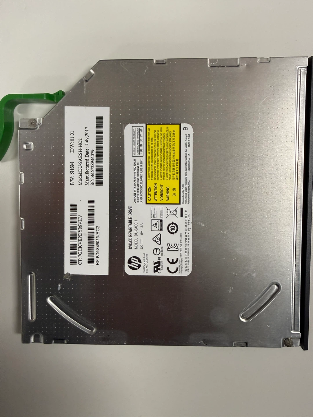 HP DC-8AESH-HC2 DVD/CD Drive - photo 2