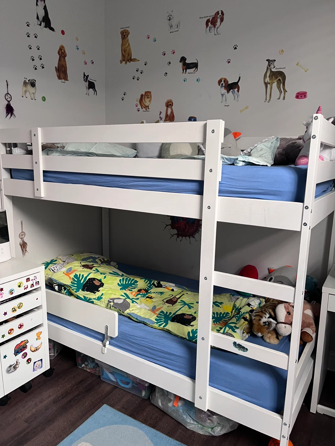 IKEA MYDAL Bunk Bed Frame - White, Twin