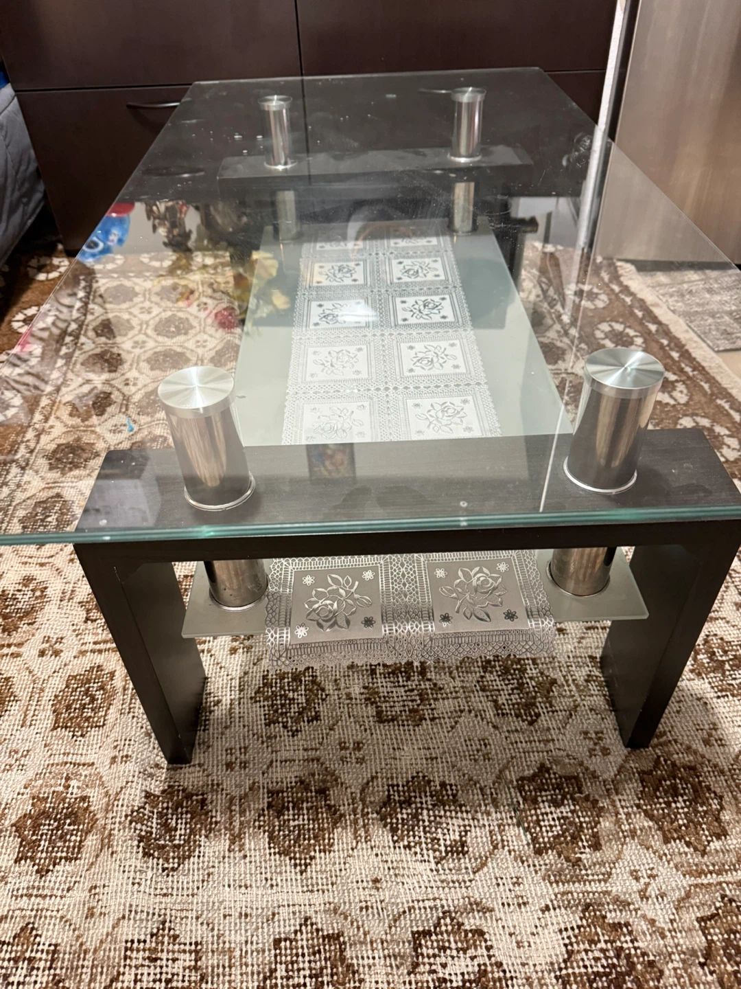 Glass Top Coffee Table