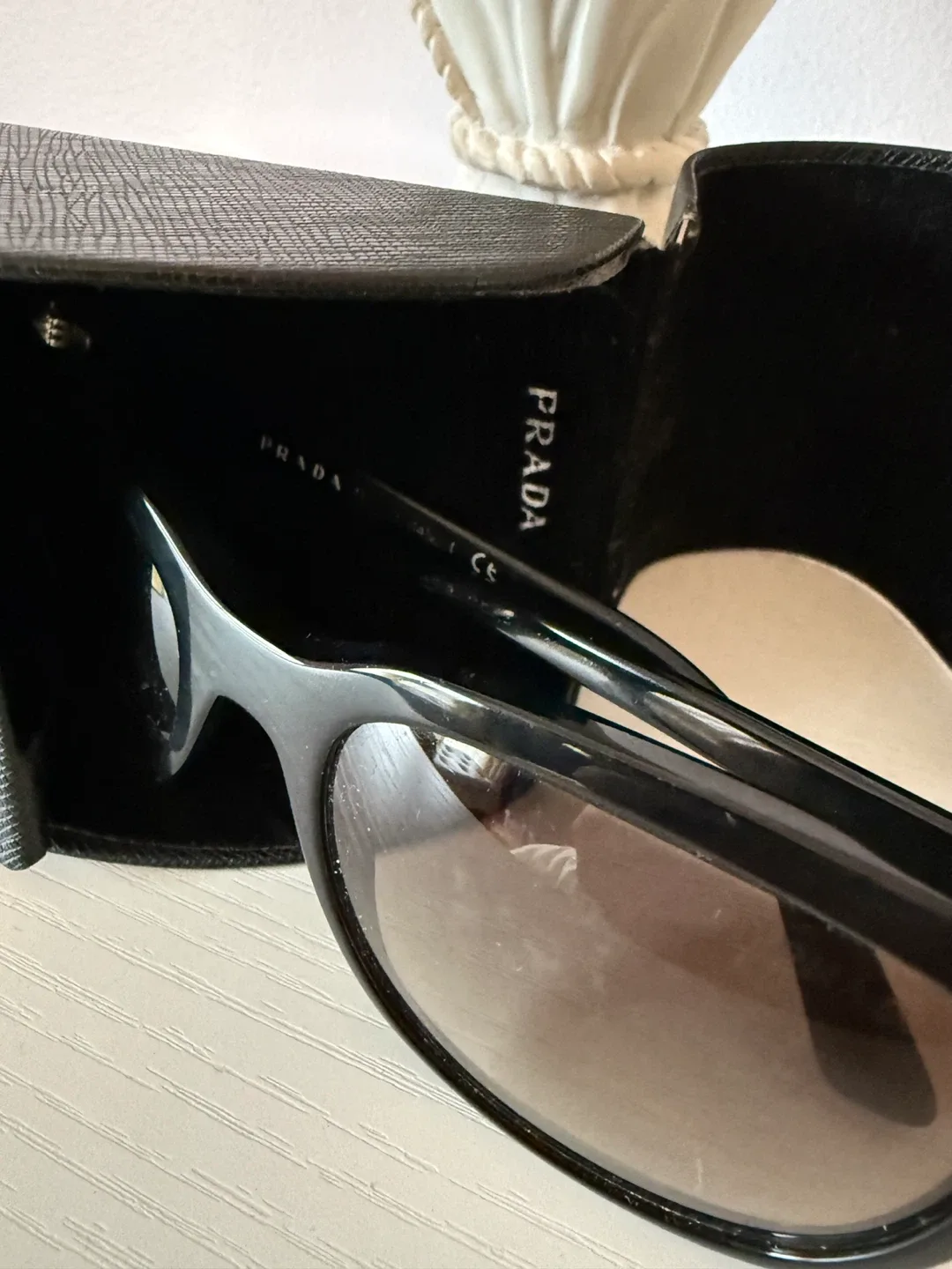 Prada Black Sunglasses with Case( BP22764536) image indicator(4)