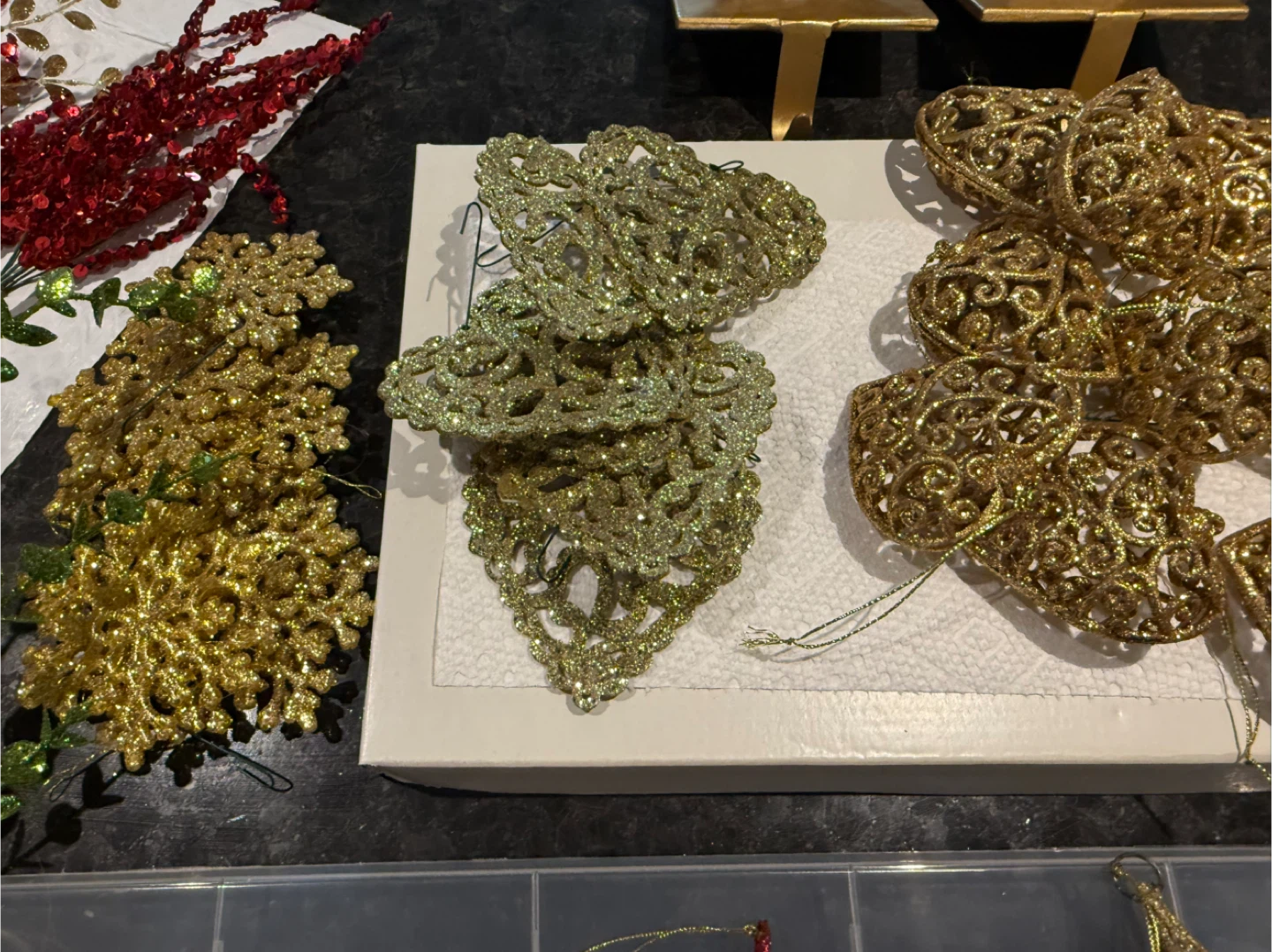 Christmas Ornament Bundle - Red & Gold - photo 5