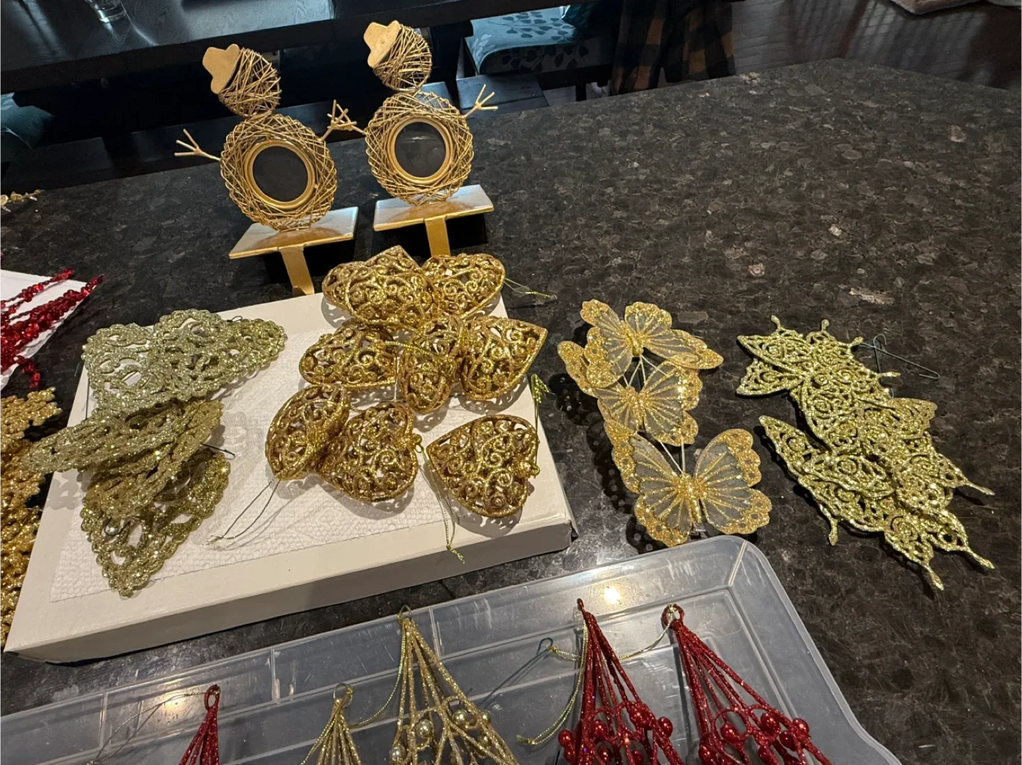 Christmas Ornament Bundle - Red & Gold image indicator(4)