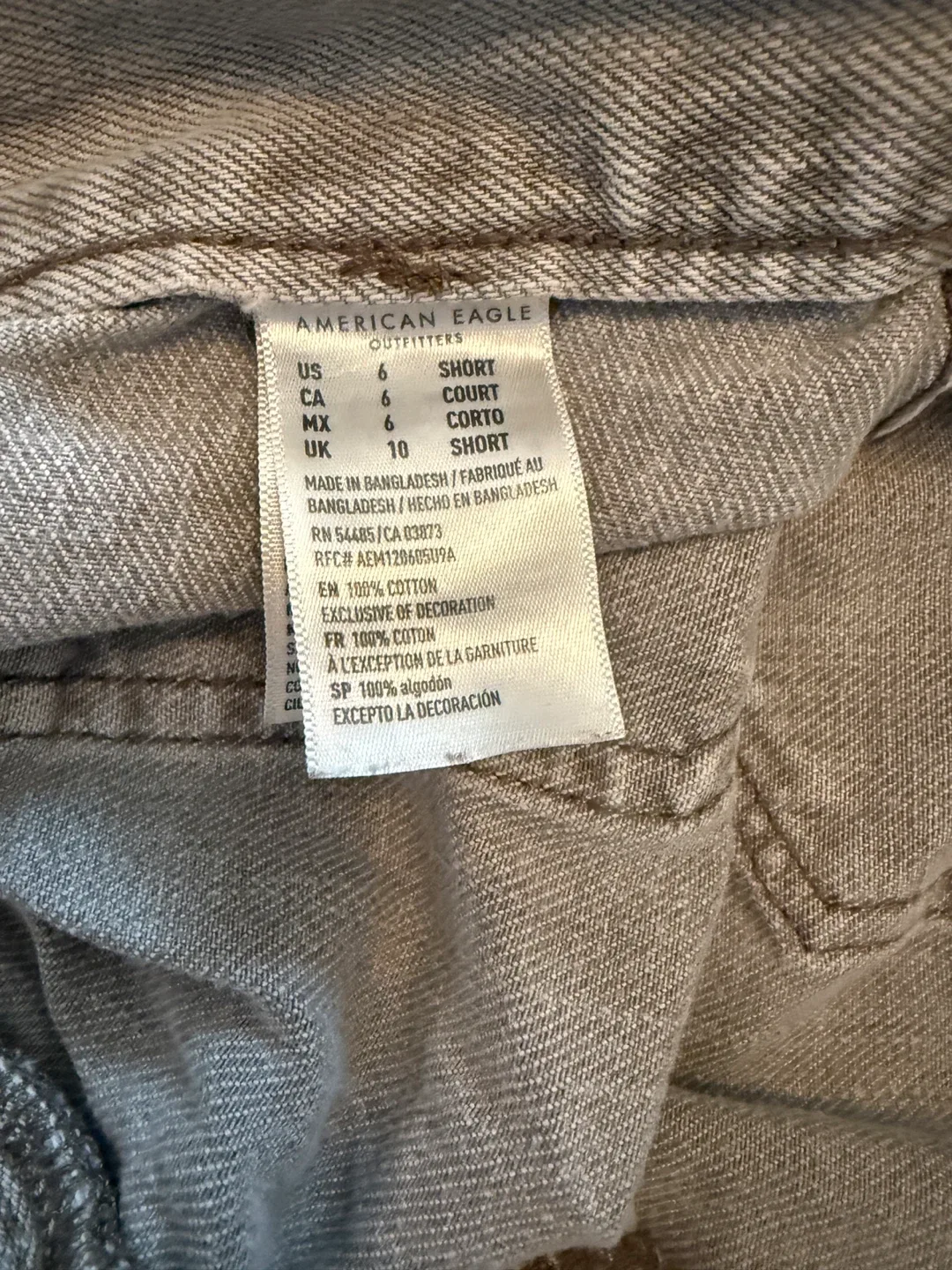 American Eagle Wide Leg Crop Pants - Size 6 image indicator(3)