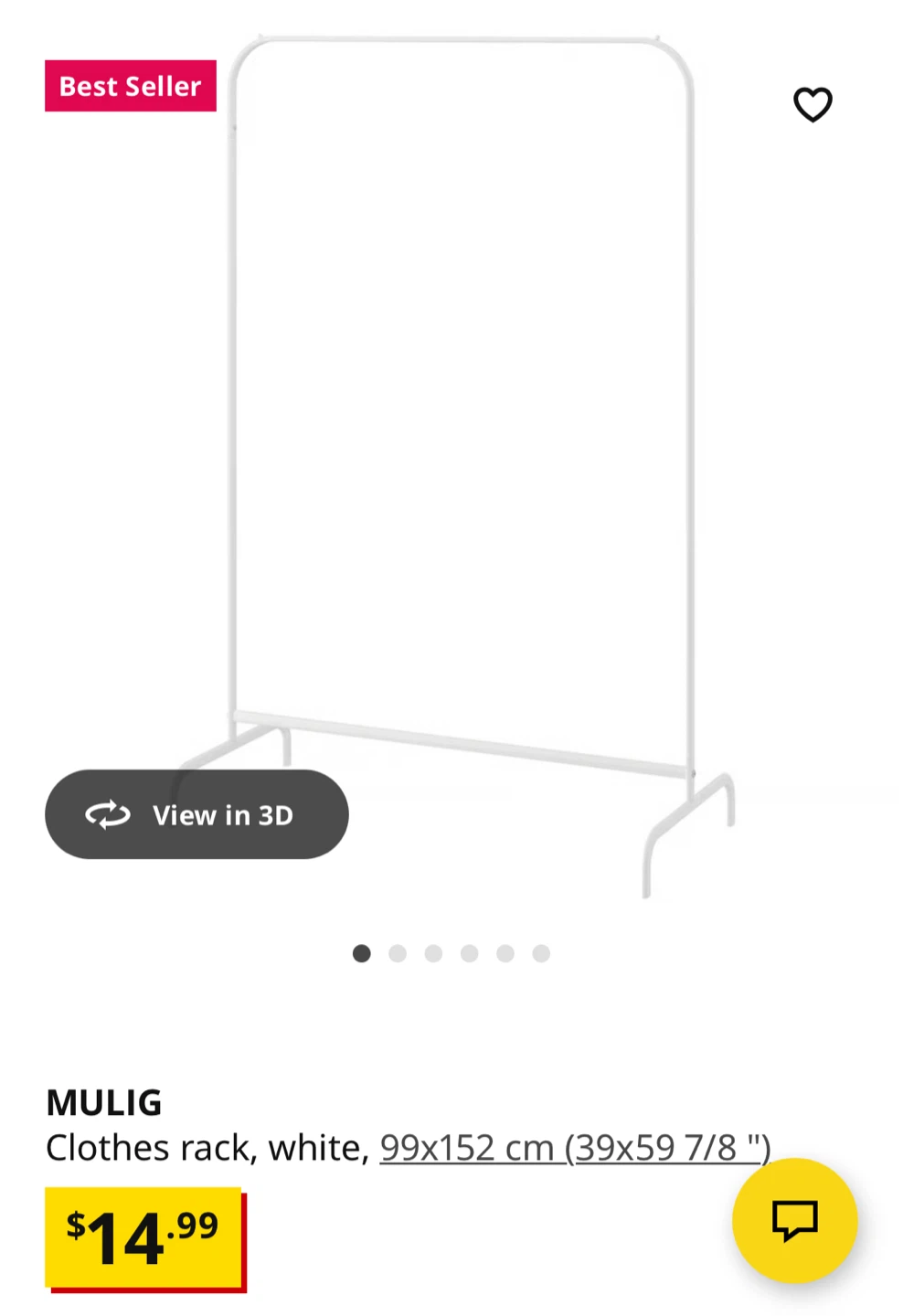 IKEA MULIG Clothes Rack