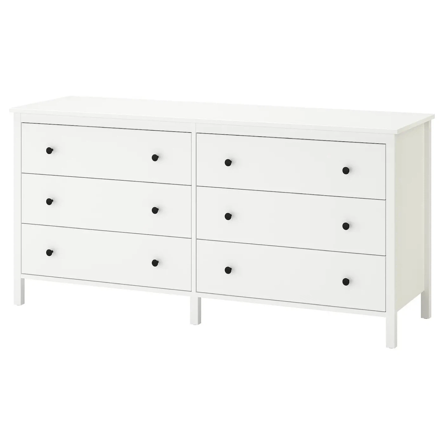 Ikea Hemnes White 6-Drawer Dresser - photo 3