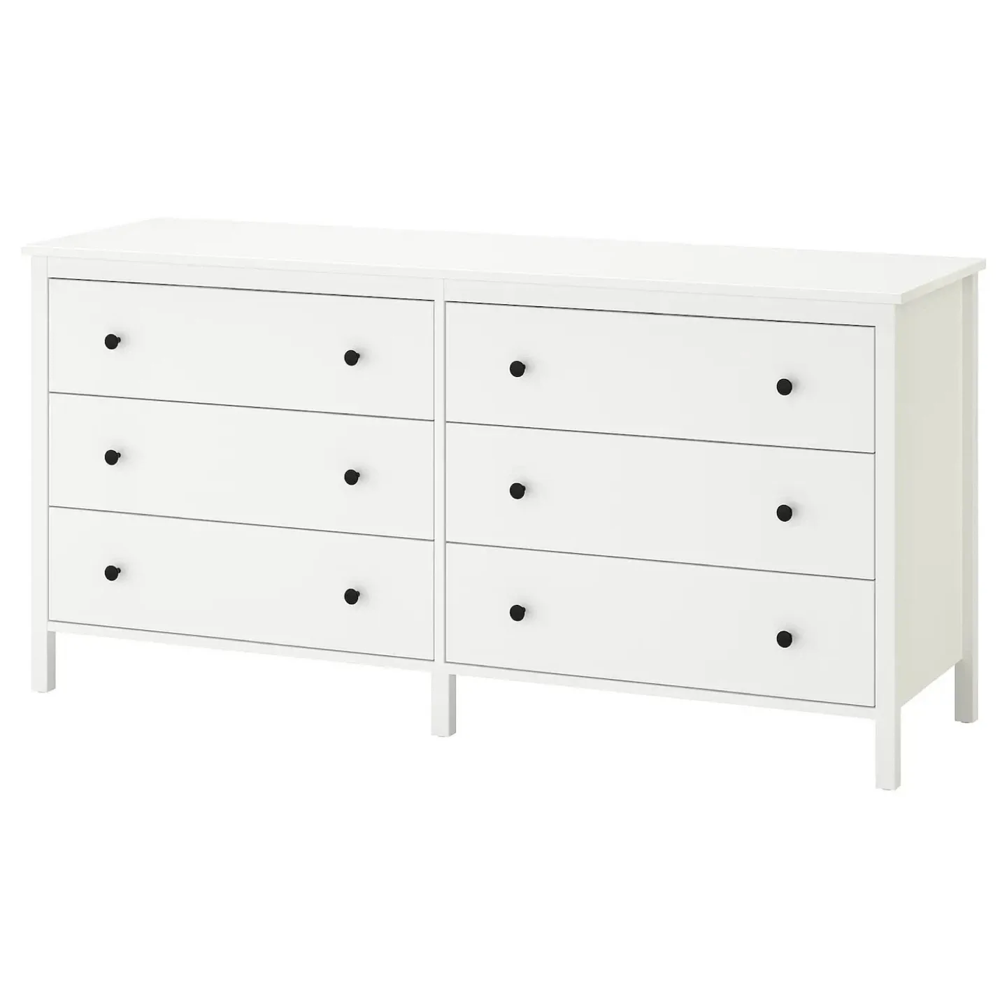 Ikea Hemnes White 6-Drawer Dresser image indicator(3)