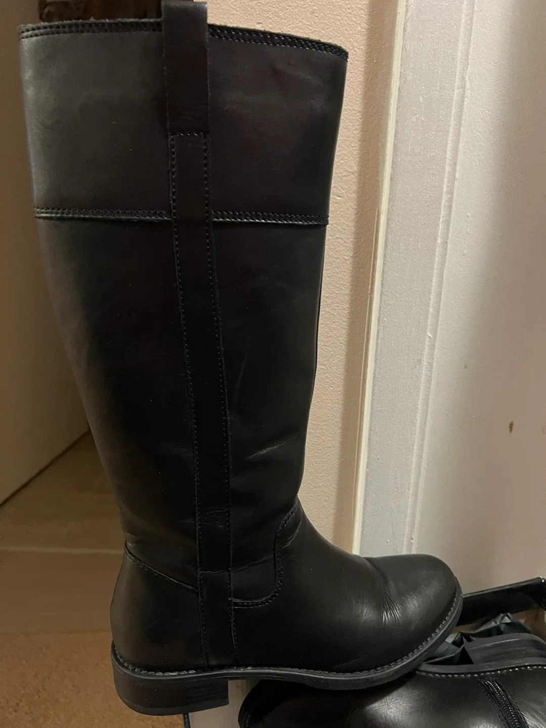 Black Riding Boots Size 7