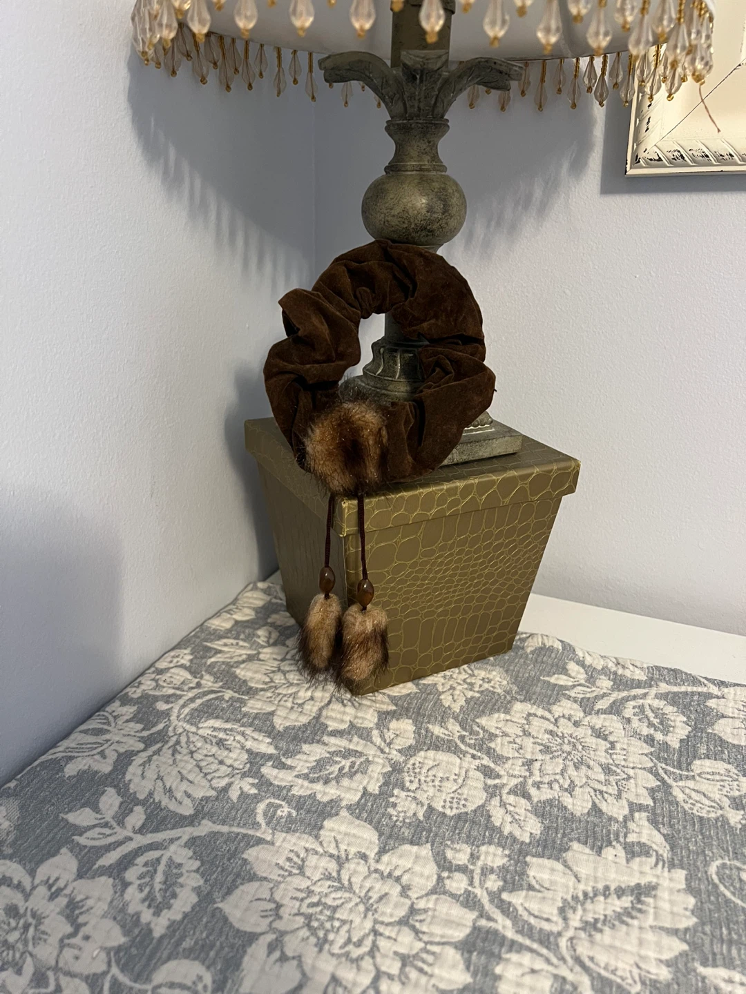 Brown Scrunchie with Tassels - photo 2