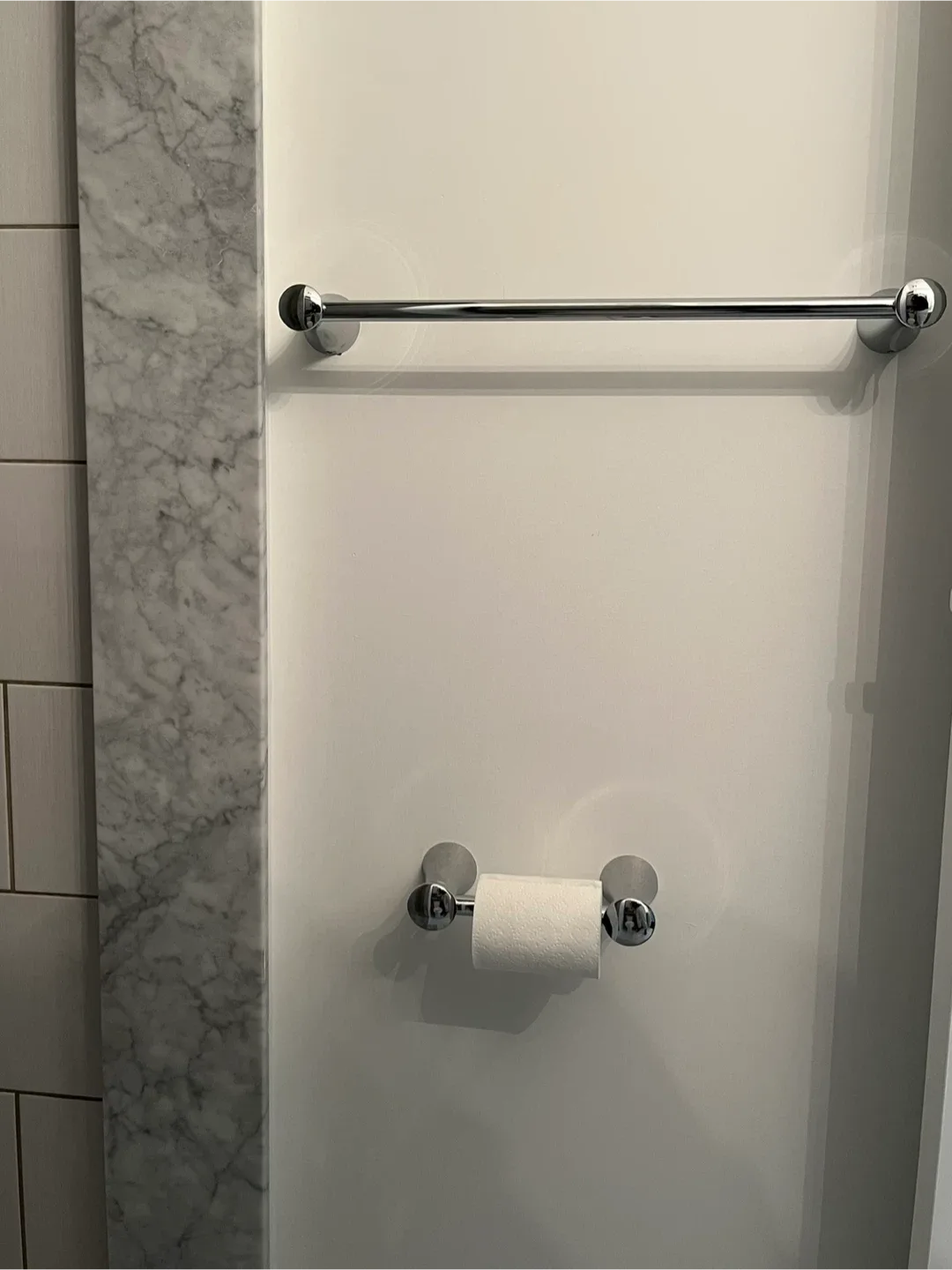 Bathroom Vanity Light, Mirror, Towel and Toilet Paper Bar image indicator(2)