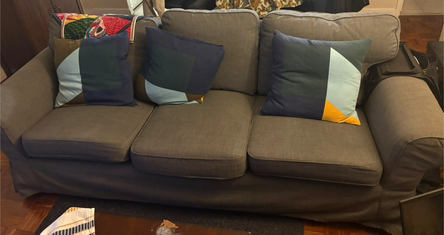 IKEA Ektorp 3-seat Sofa - Grey - photo 2