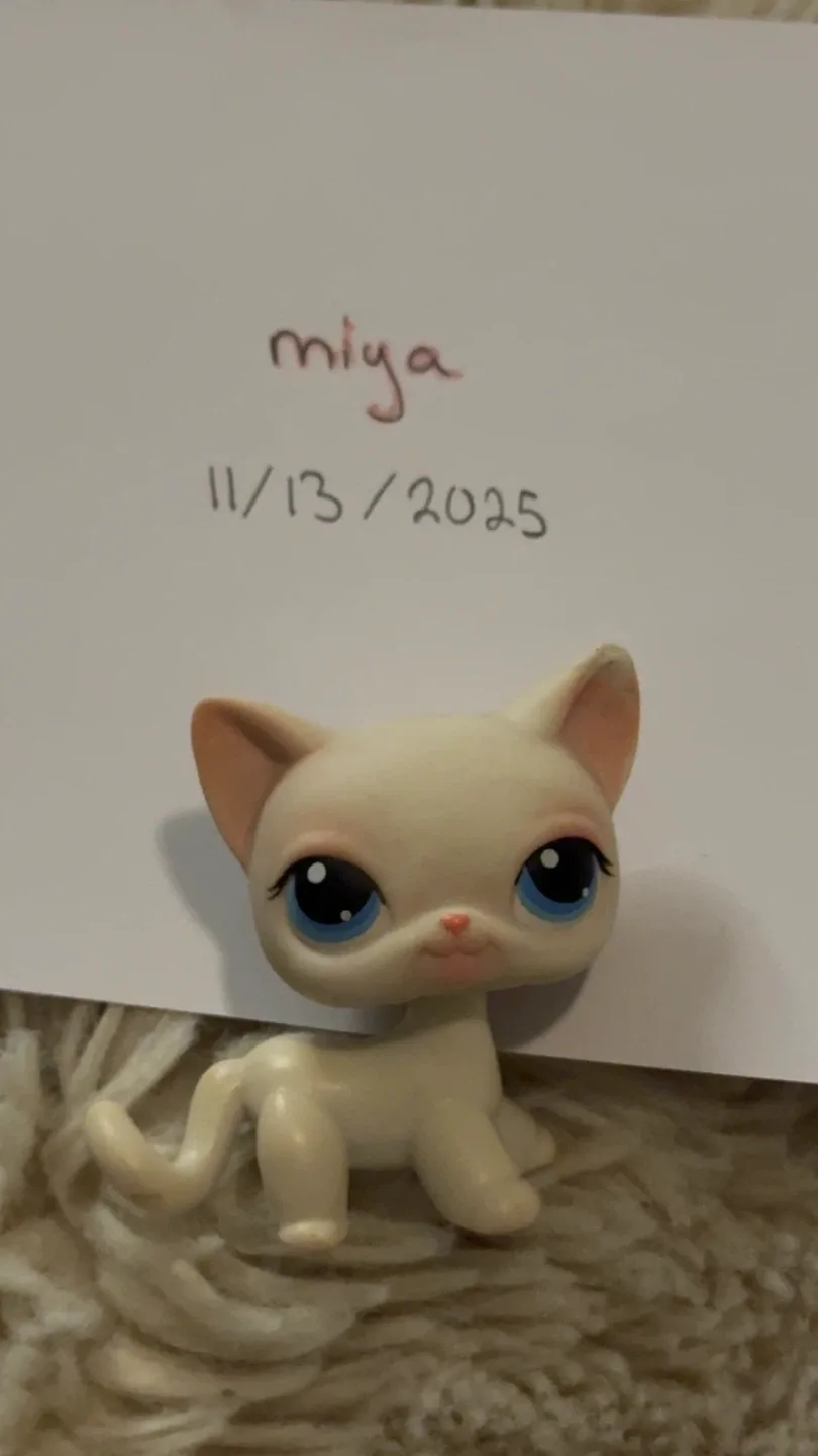 Littlest Pet Shop LPS #64 White Shorthair