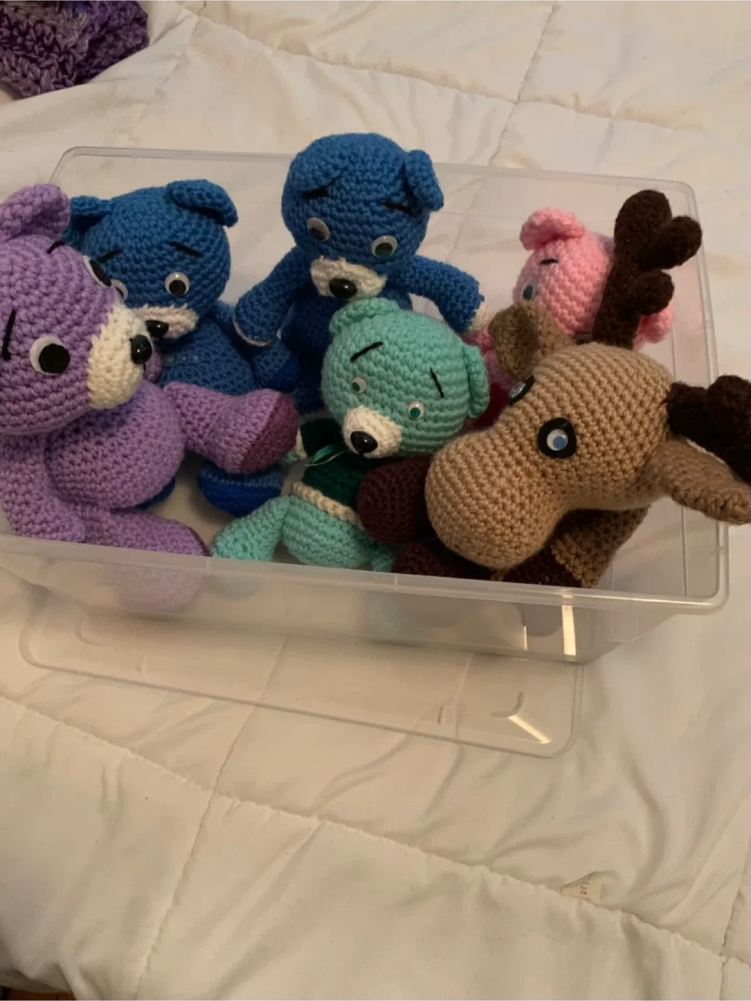 Handmade Crocheted Candy Cane & Coasters image indicator(9)