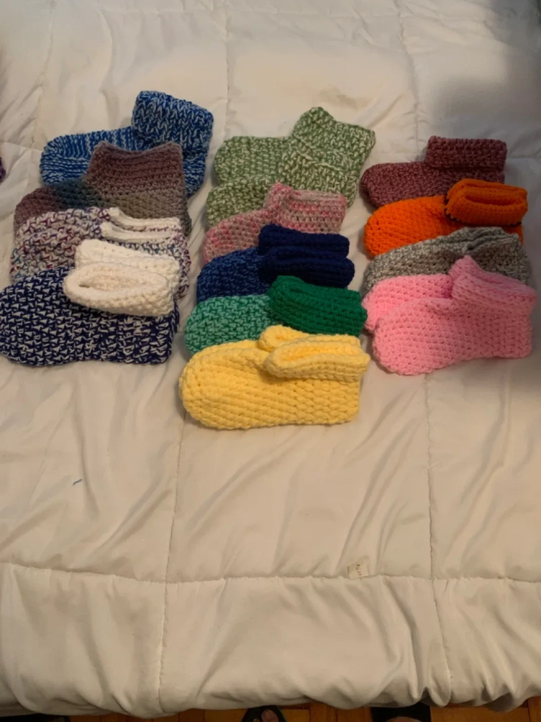 Handmade Crocheted Candy Cane & Coasters image indicator(10)