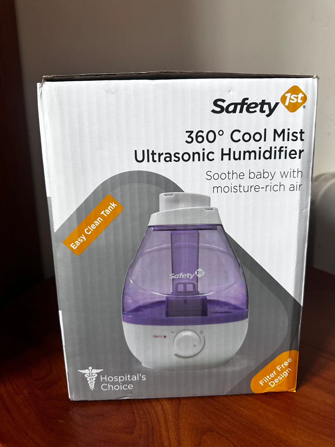 Safety 1st 360° Cool Mist Ultrasonic Humidifier - photo 2