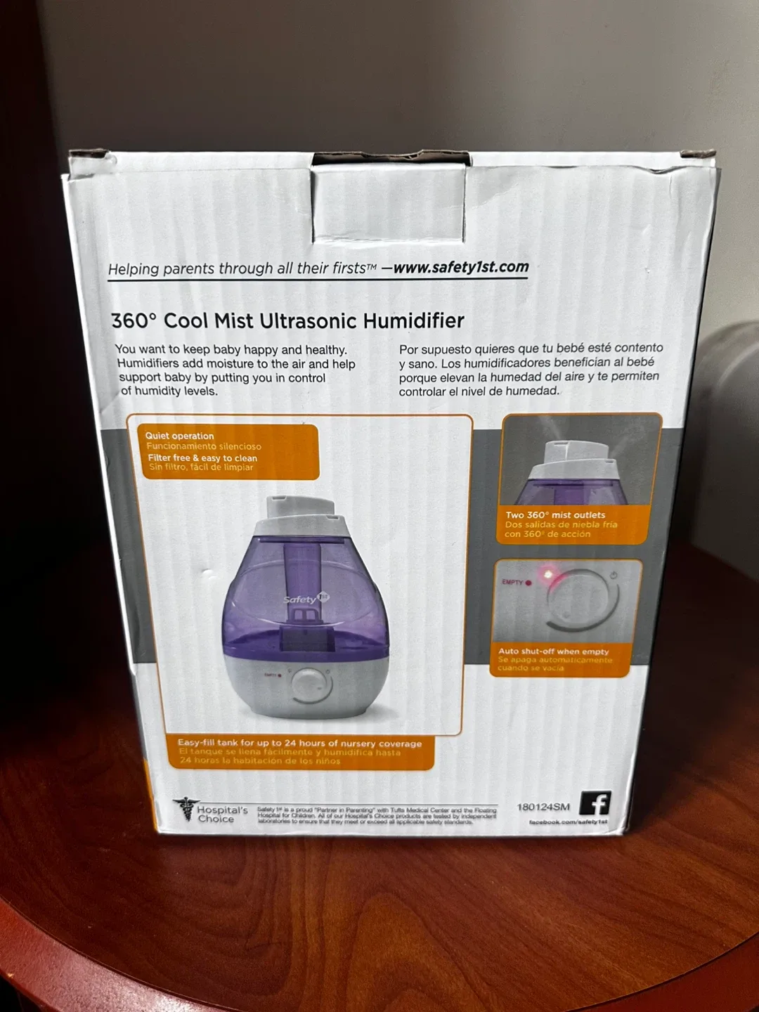 Safety 1st 360° Cool Mist Ultrasonic Humidifier