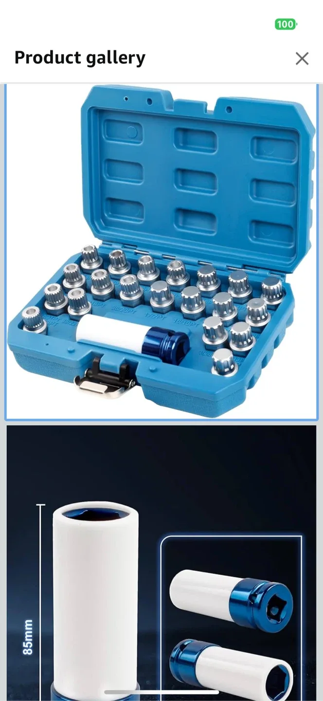 21 pcs Wheel Lock Key Set image indicator(6)