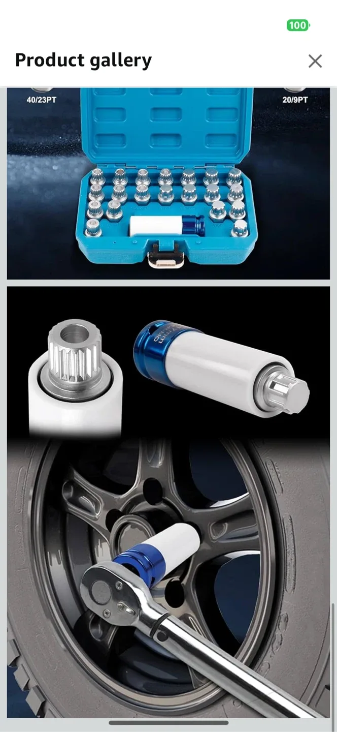 21 pcs Wheel Lock Key Set image indicator(2)