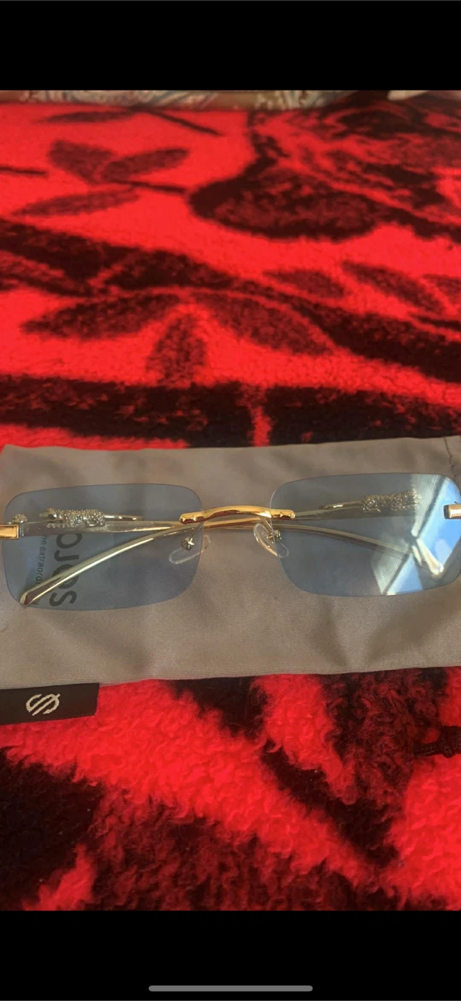 SOJOS Rimless Rectangle Sunglasses - photo 2