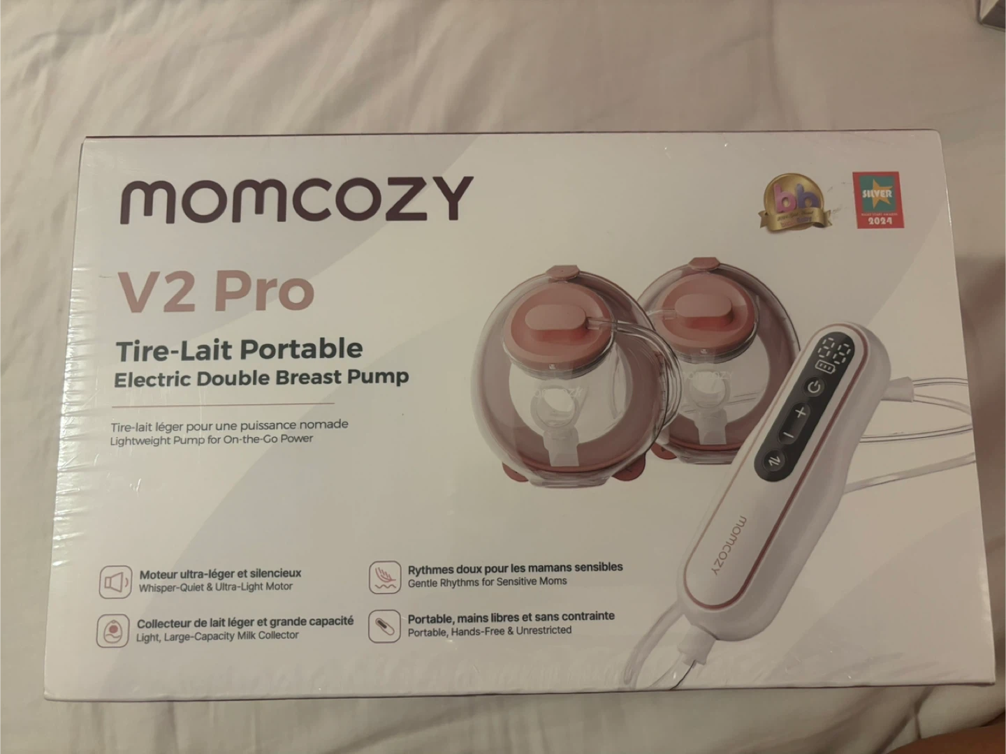 Momcozy V2 Pro Electric Double Breast Pump - New