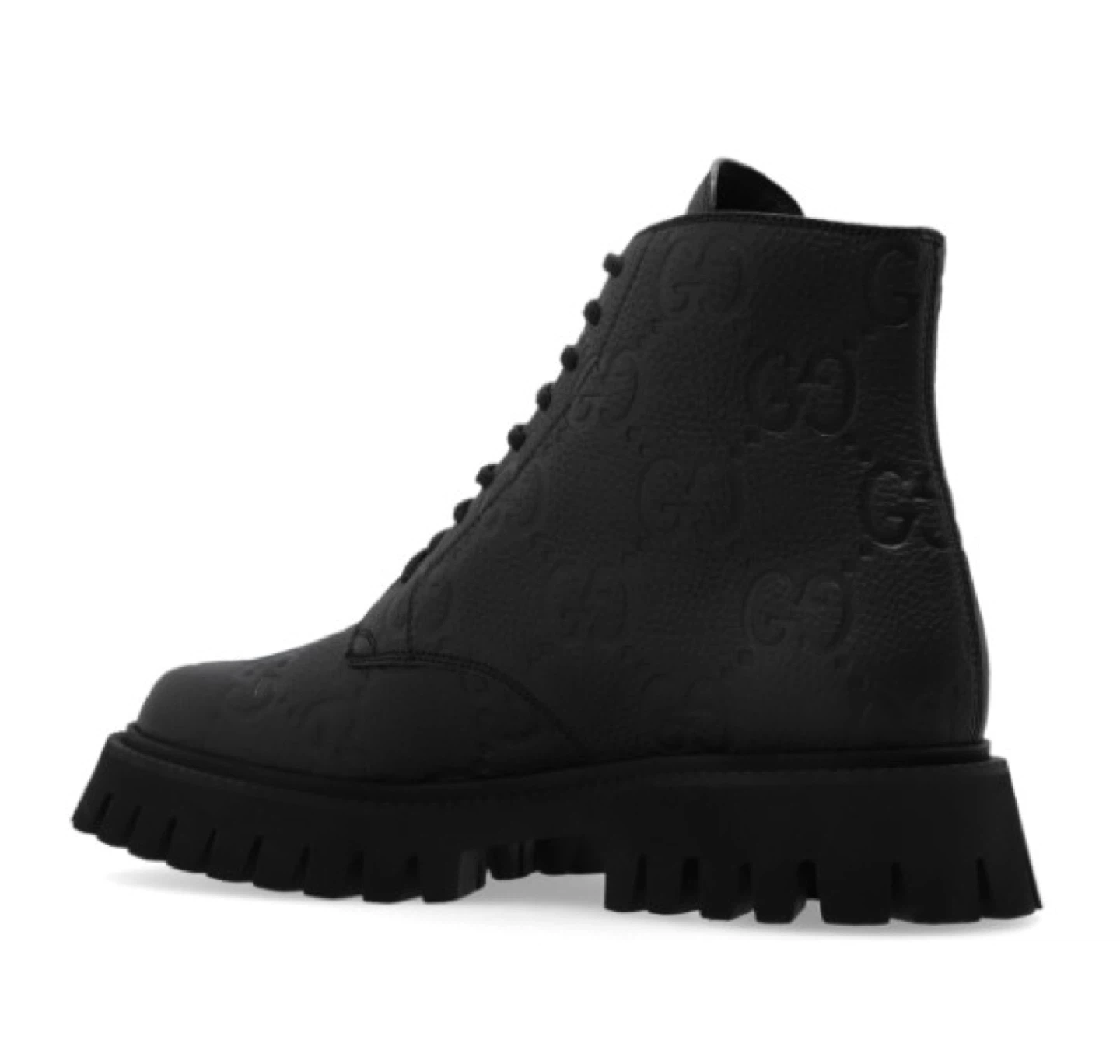 Gucci leather monogrammed boots 38 - photo 5