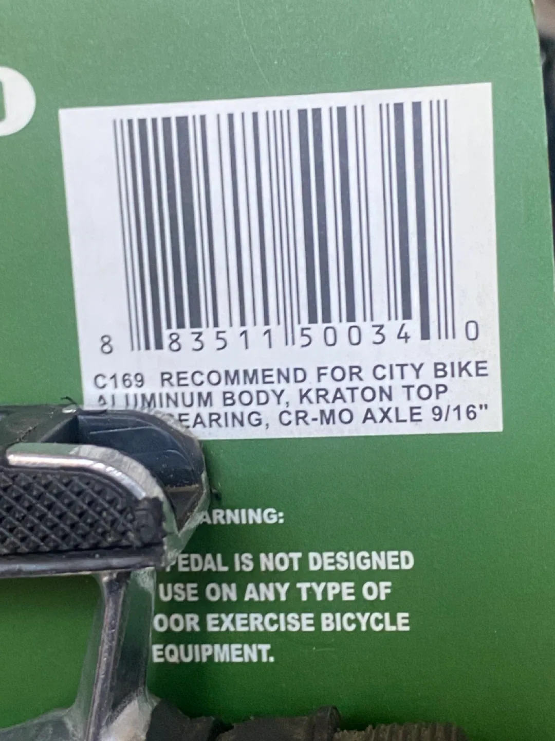 Wellgo C169 City Bike Pedals - New in Package image indicator(6)