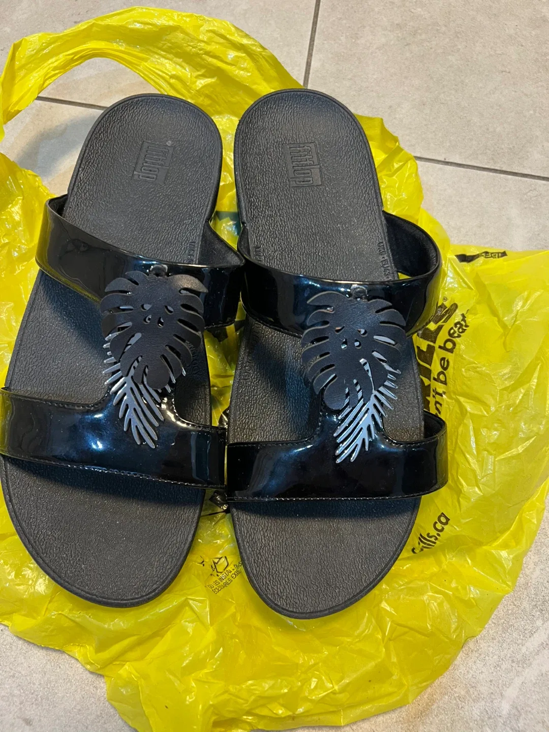 Fitflop Black Sandals US 11