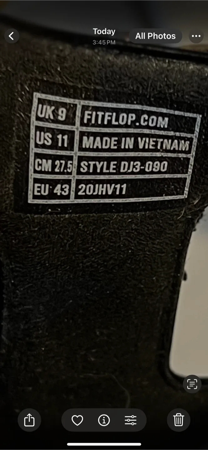 Fitflop Black Sandals US 11 image indicator(2)