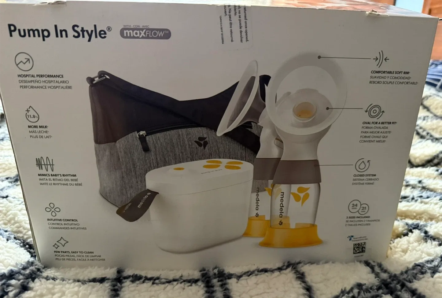 Medela Pump In Style with MaxFlow - Double Electric Breast Pump image indicator(2)