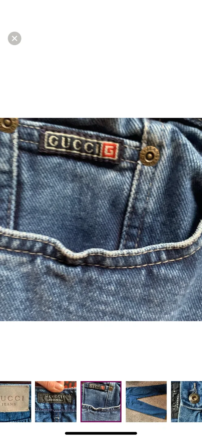 Vintage Gucci Jeanswear - Denim Jeans image indicator(6)