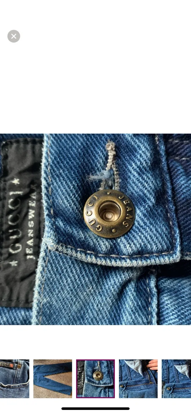 Vintage Gucci Jeanswear - Denim Jeans image indicator(4)
