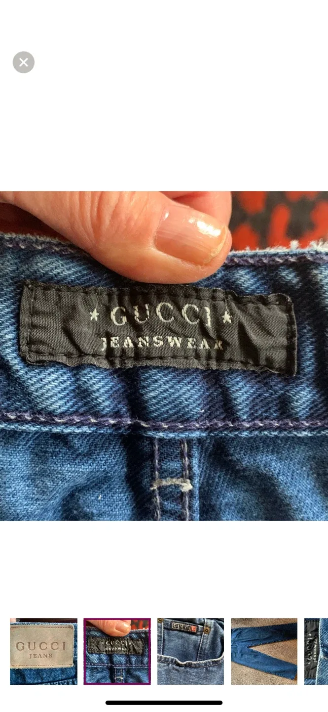 Vintage Gucci Jeanswear - Denim Jeans image indicator(5)