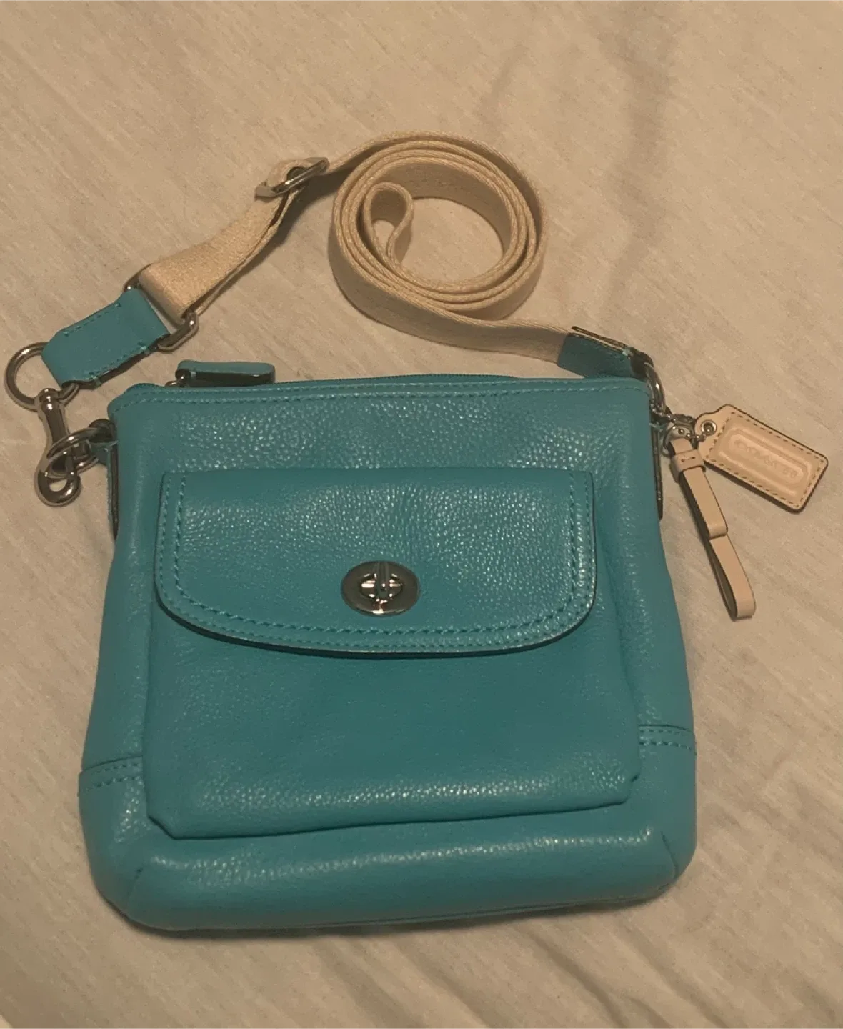 Coach Crossbody Bag - Turquoise