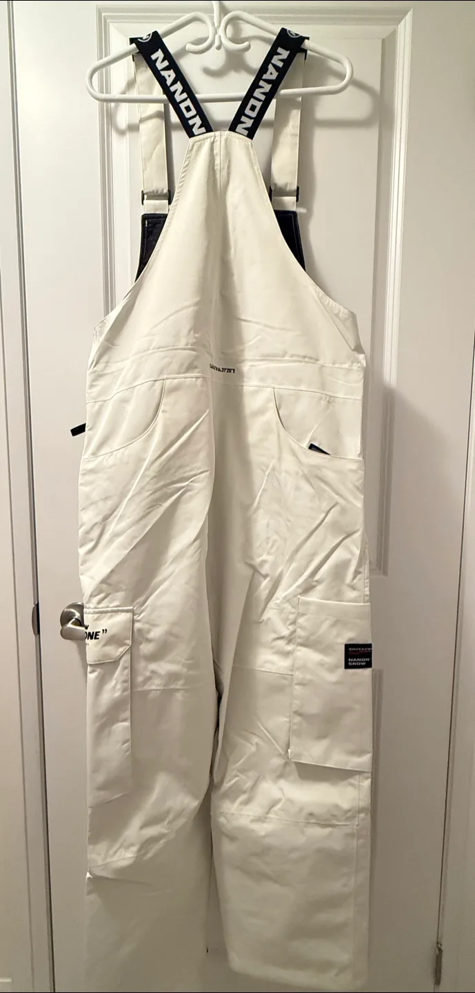 Snow Bib - White size M image indicator(3)