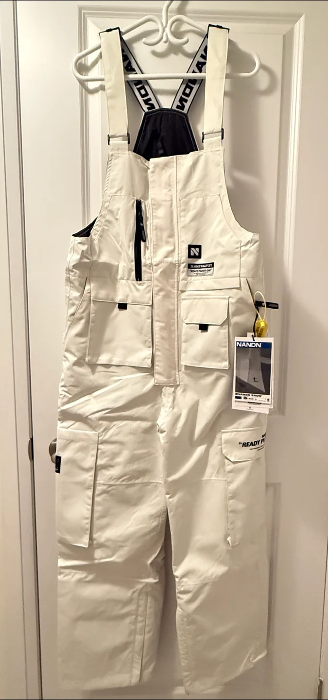 Snow Bib - White size M image indicator(4)