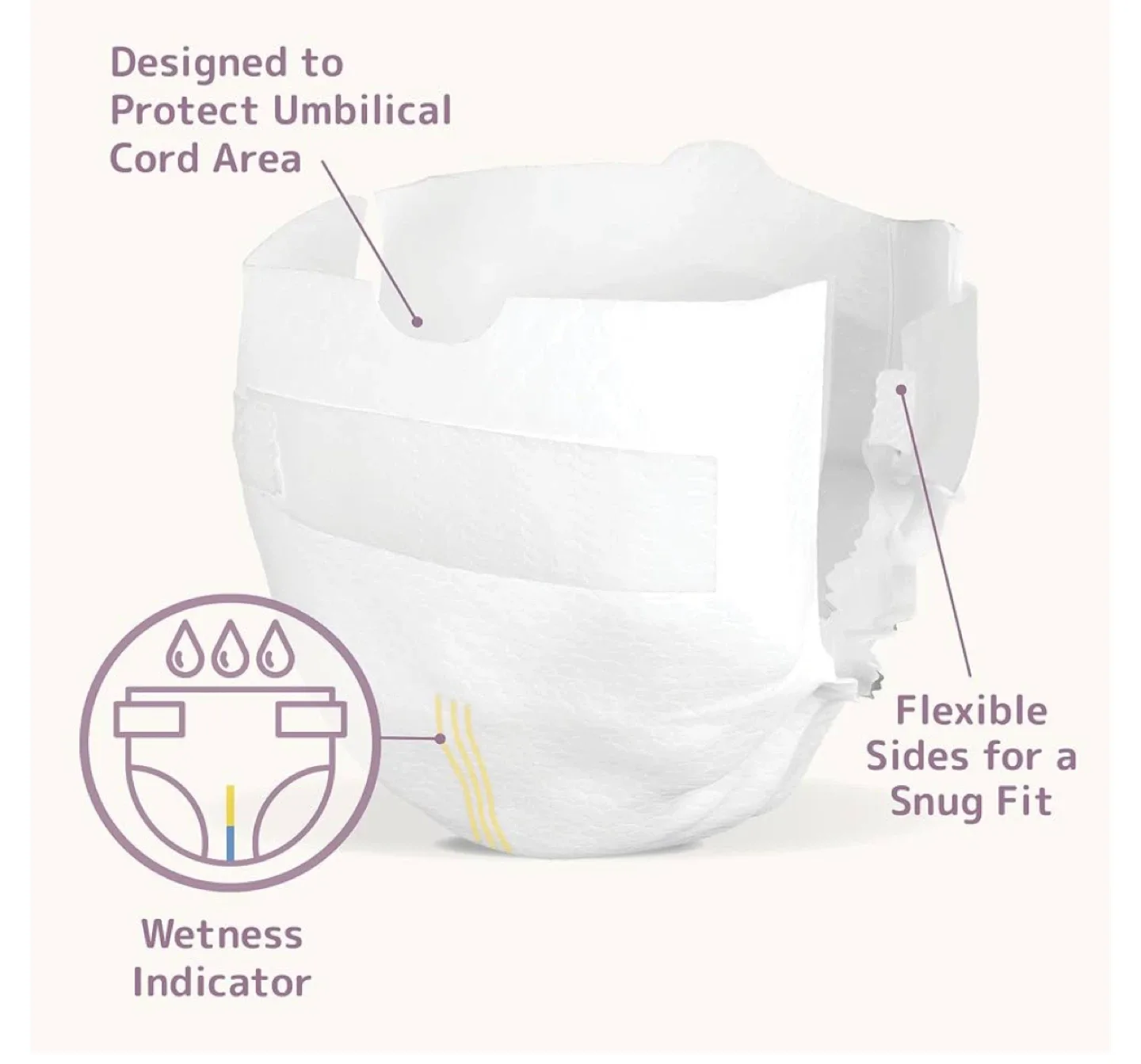 Bambo Nature Dream Size 0 Diapers - 24 Count image indicator(3)