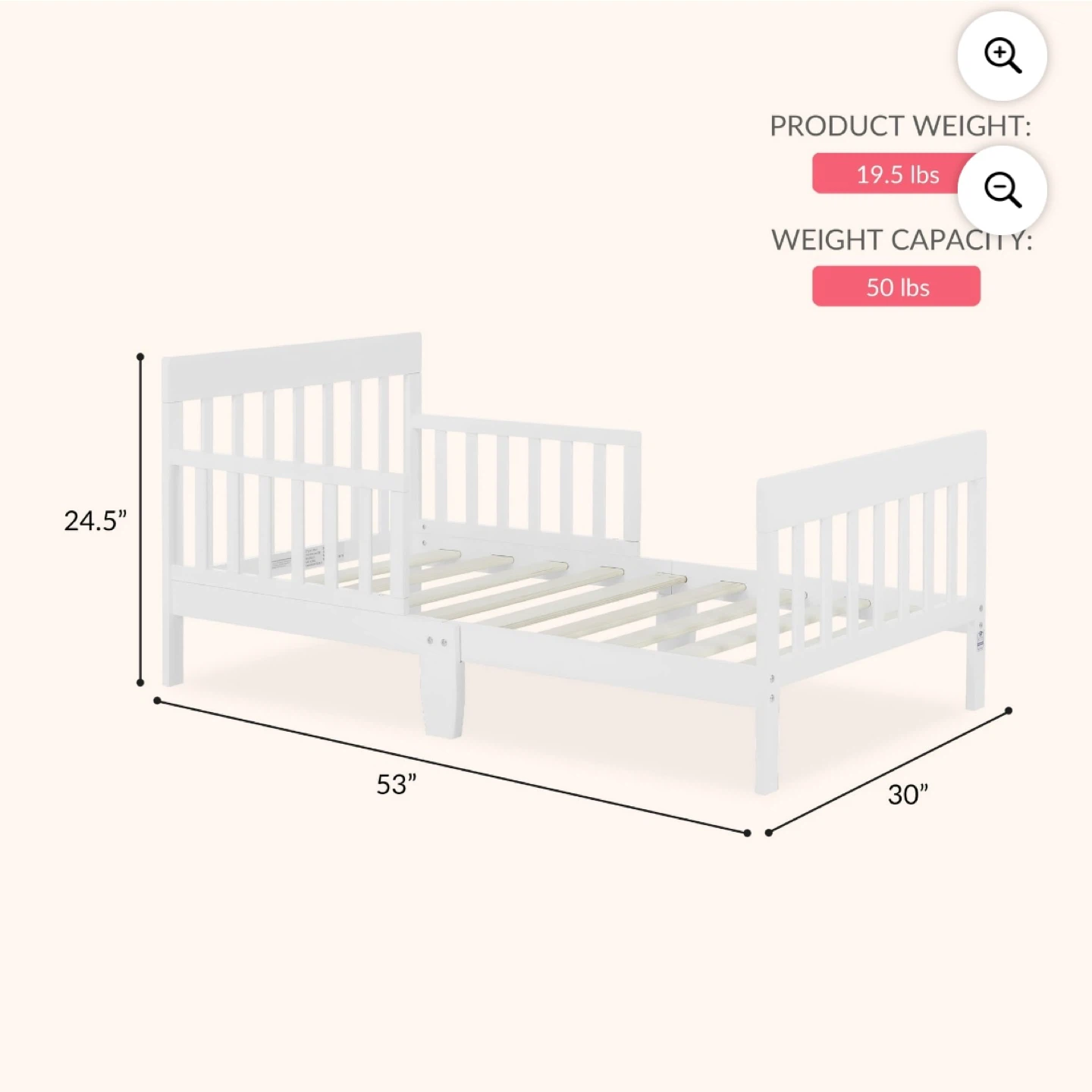 White Toddler Bed - photo 4