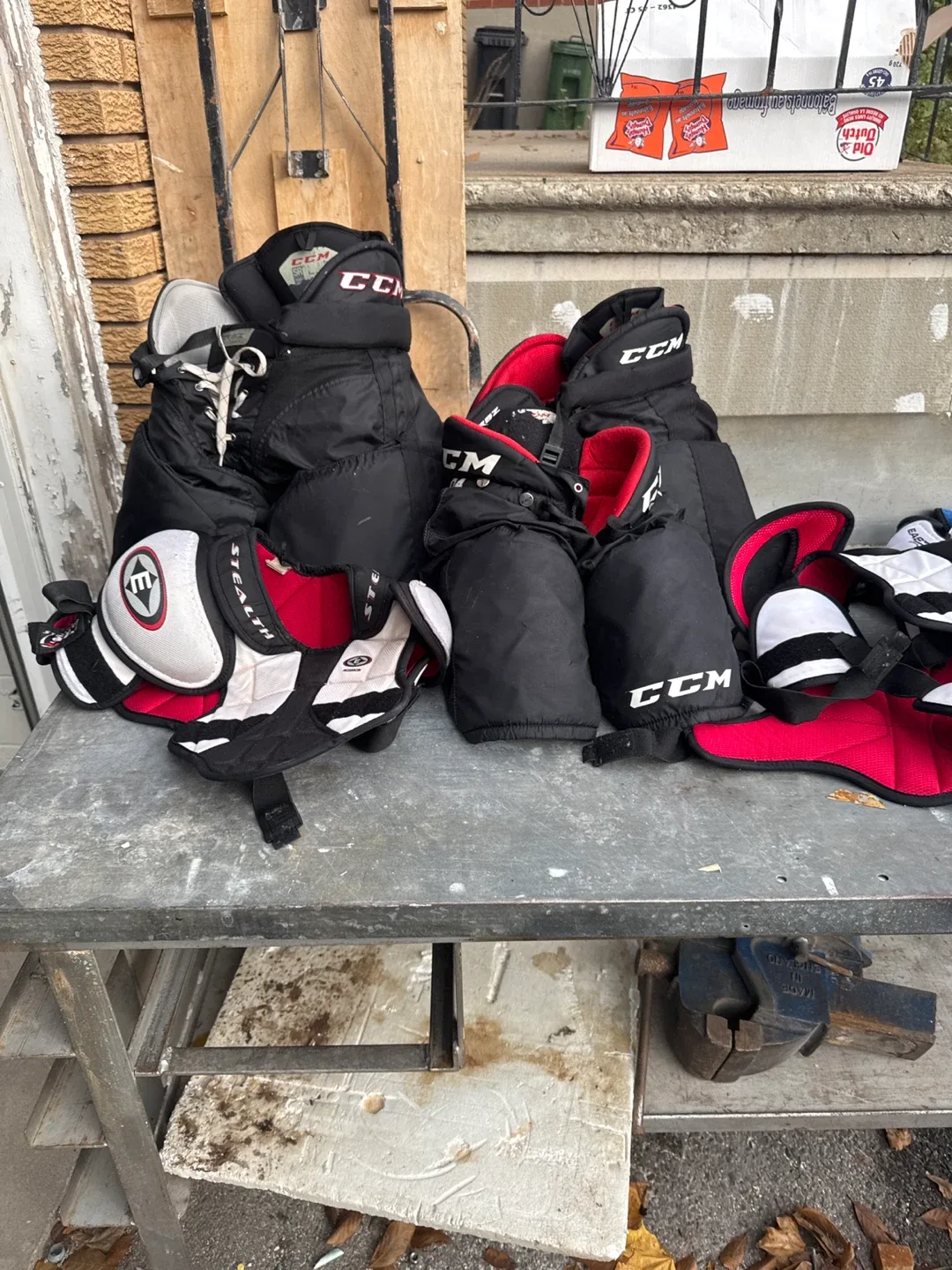 Hockey Gear Bundle - CCM, Easton, Winnwell image indicator(3)