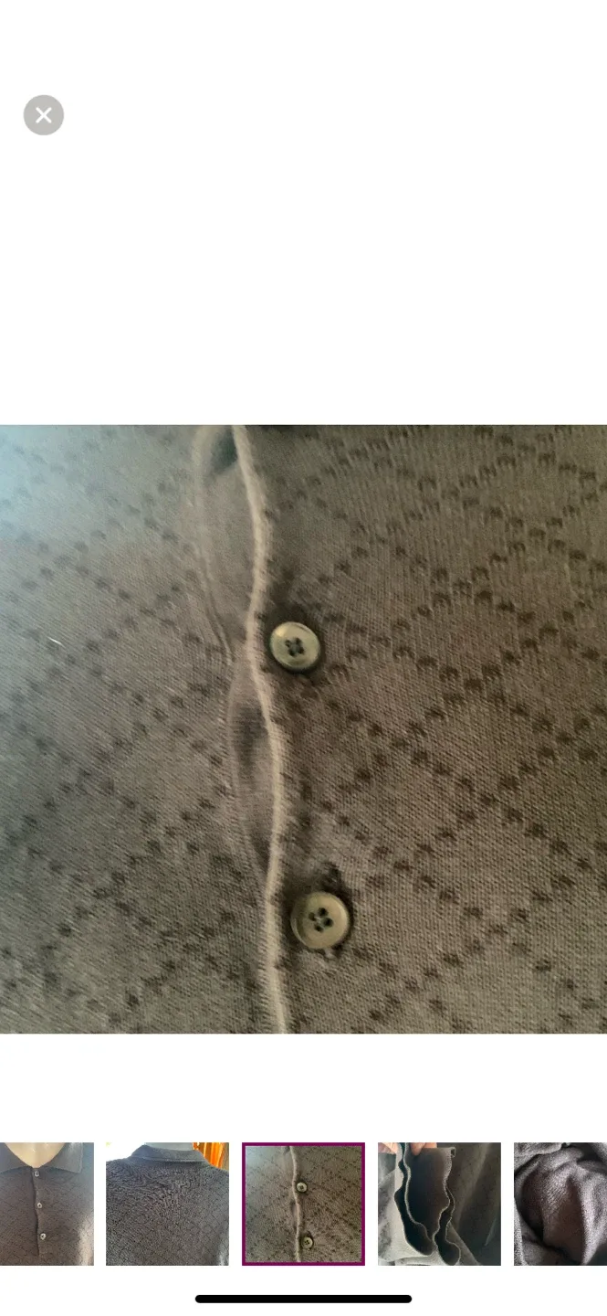 Vintage Gucci Brown Polo Sweater image indicator(4)