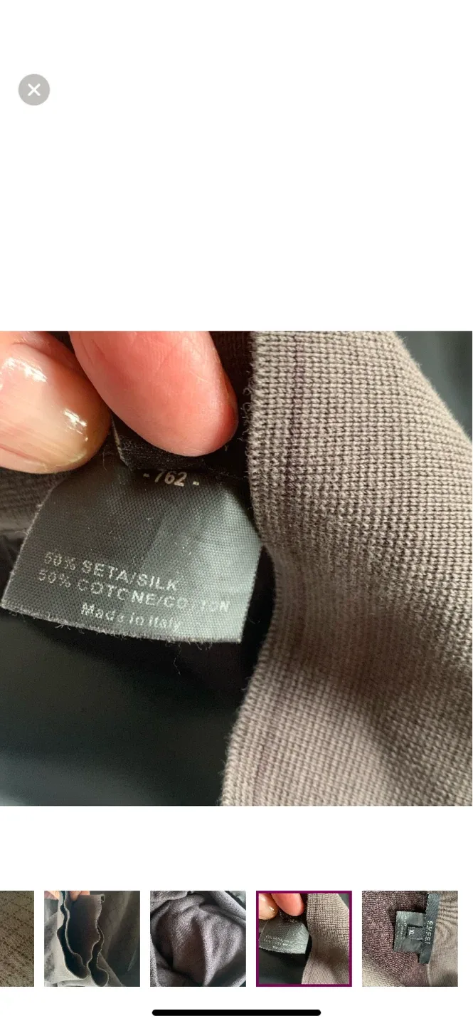 Vintage Gucci Brown Polo Sweater image indicator(7)