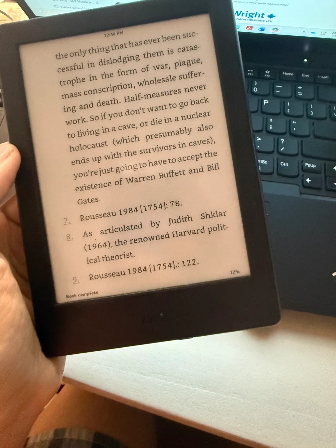 Amazon Kindle e-reader
