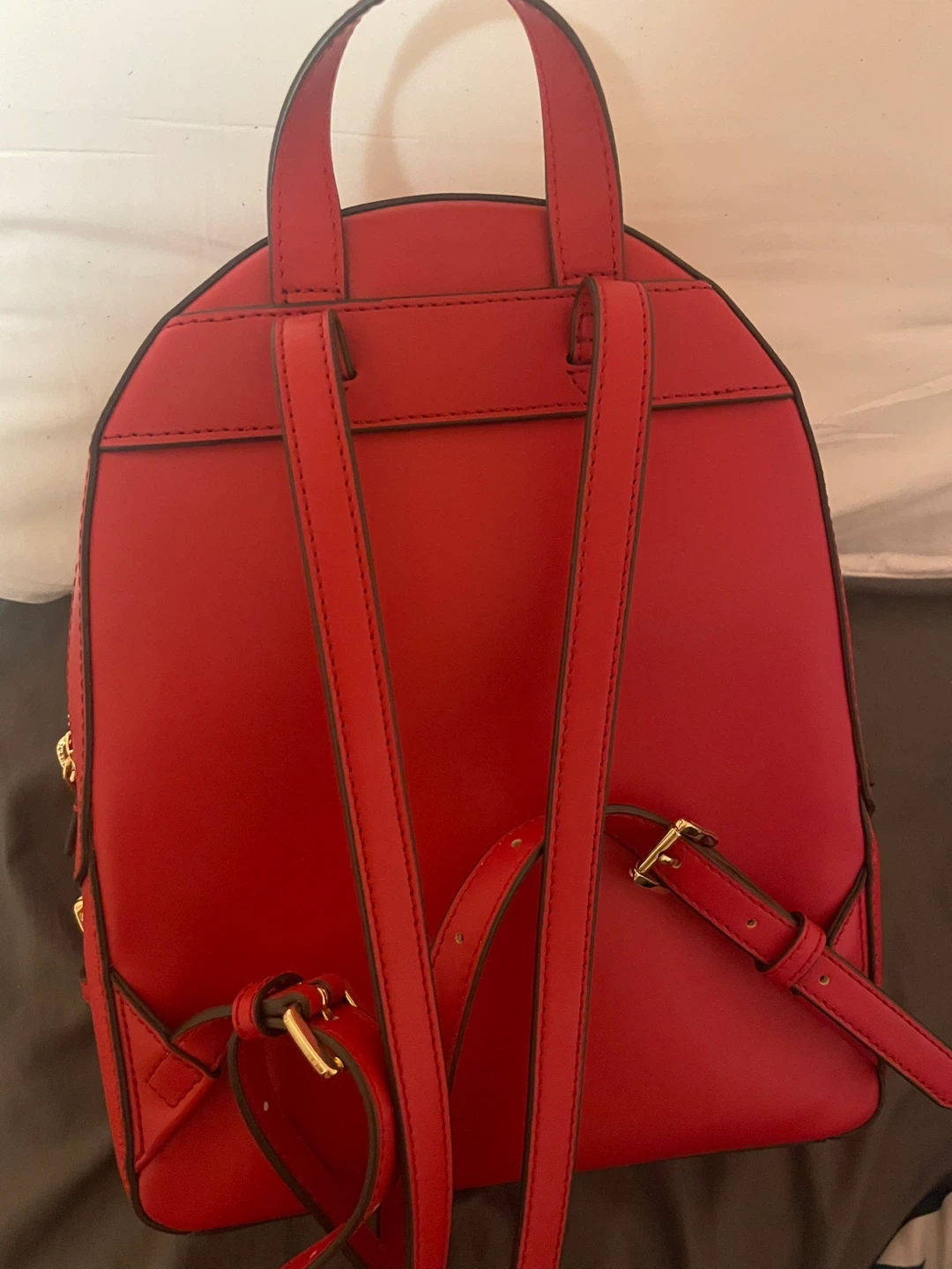 Michael Kors Red Leather Backpack - photo 3