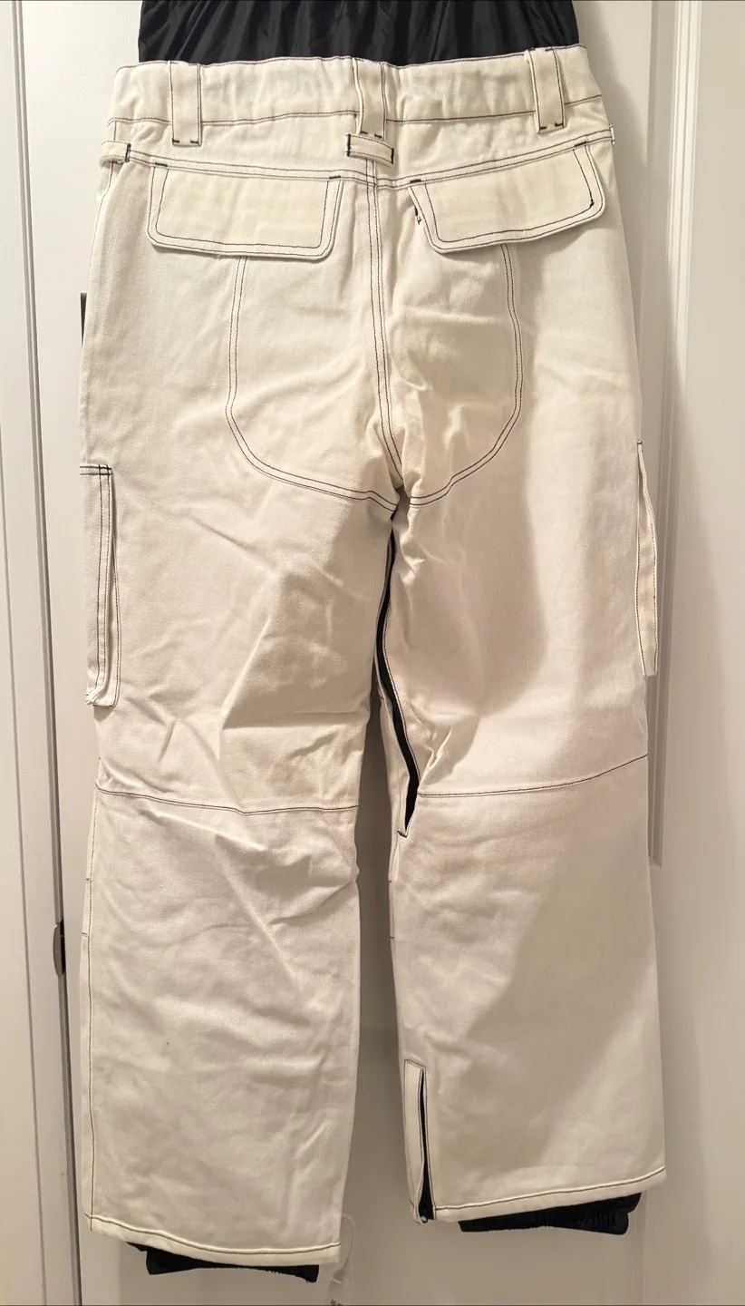 White denim Snow Pants - Size L image indicator(4)
