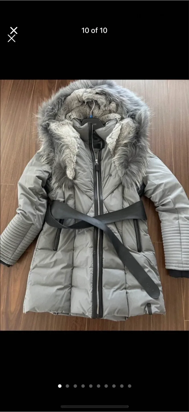 Rudsak Down Puffer Coat with Fur Trim New brand image indicator(6)