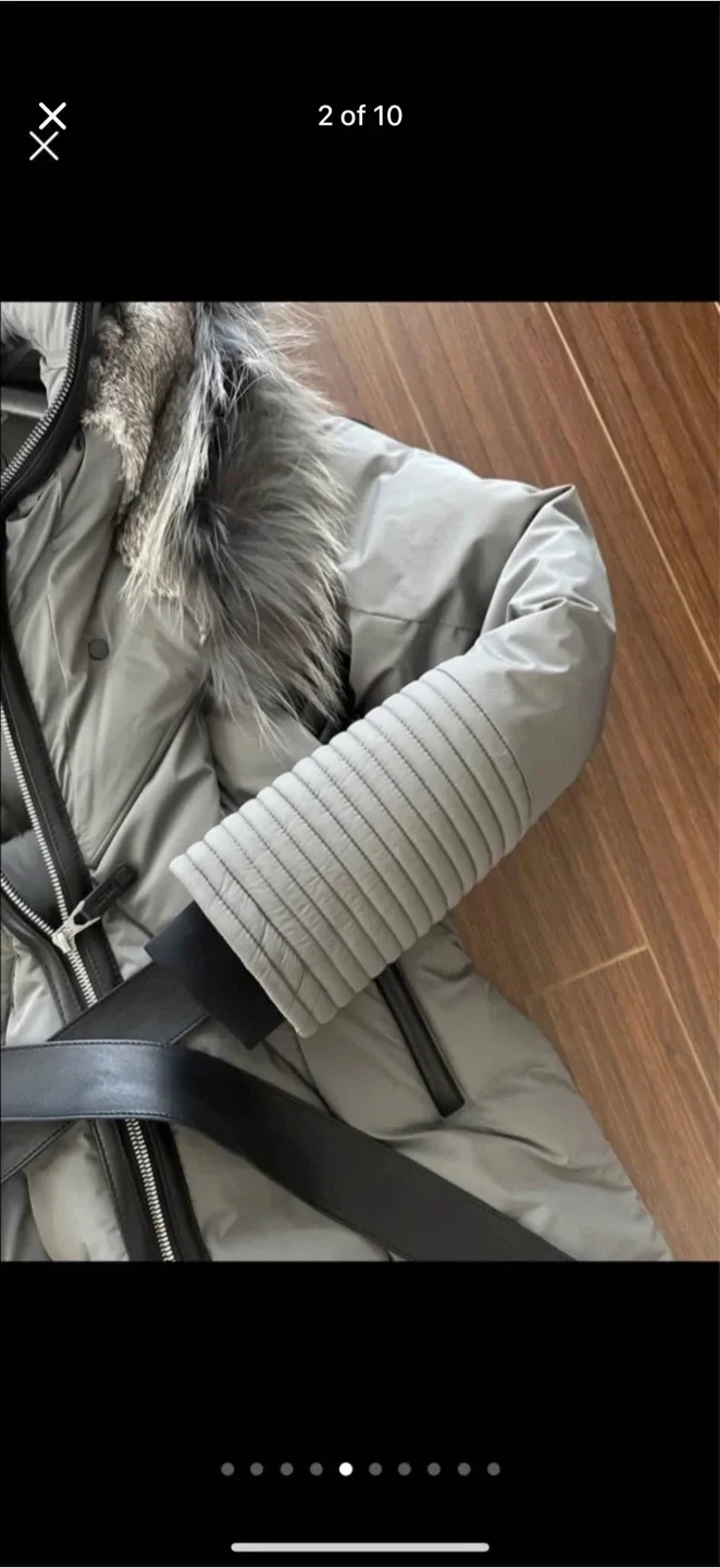 Rudsak Down Puffer Coat with Fur Trim New brand image indicator(8)