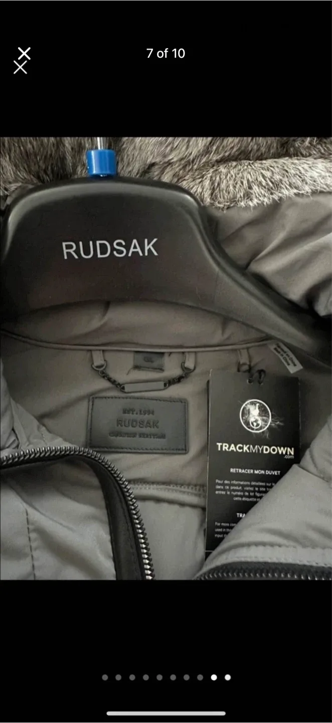 Rudsak Down Puffer Coat with Fur Trim New brand image indicator(7)