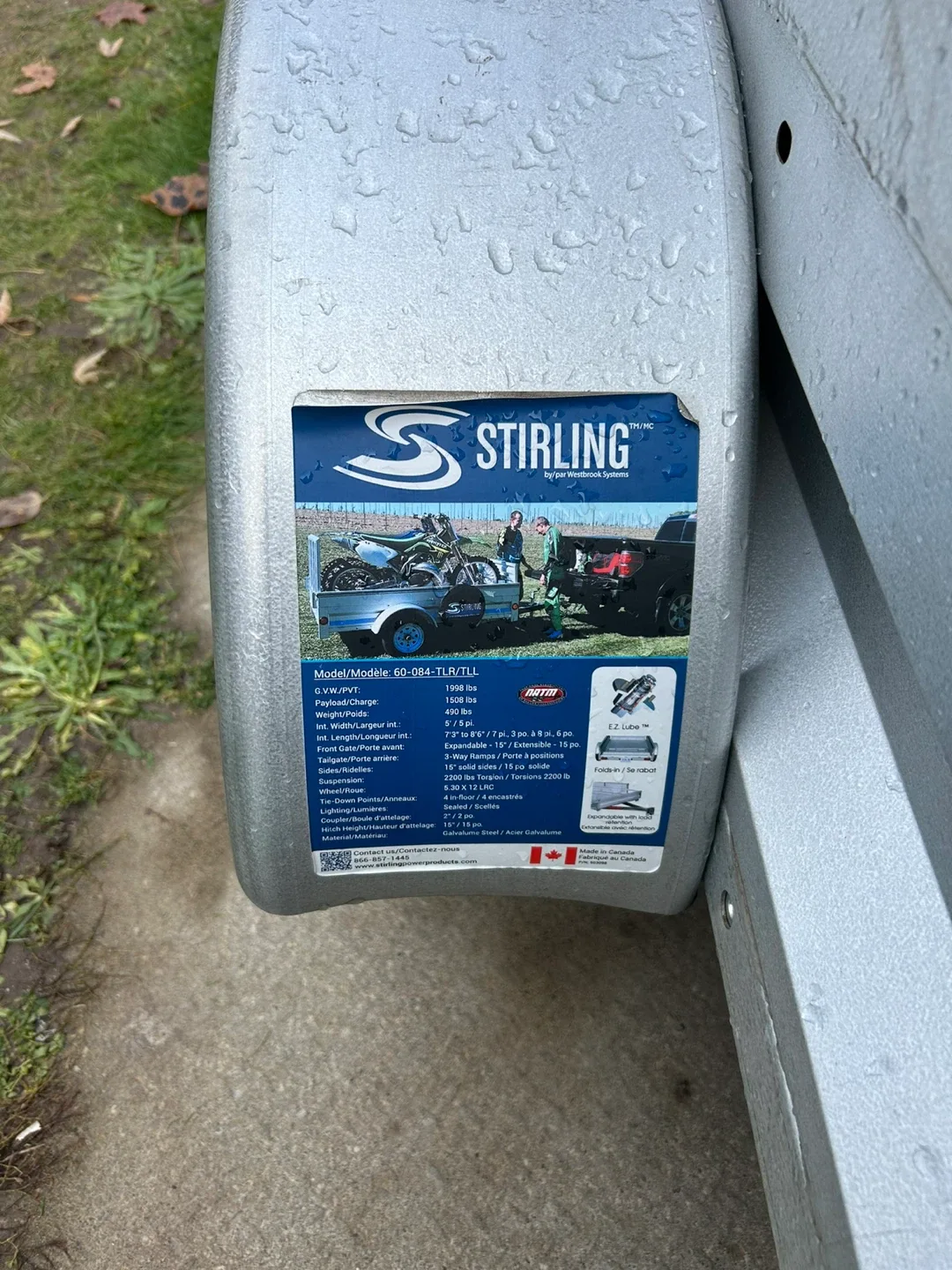 Stirling 60-084-TLR/TLL Utility Trailer image indicator(4)