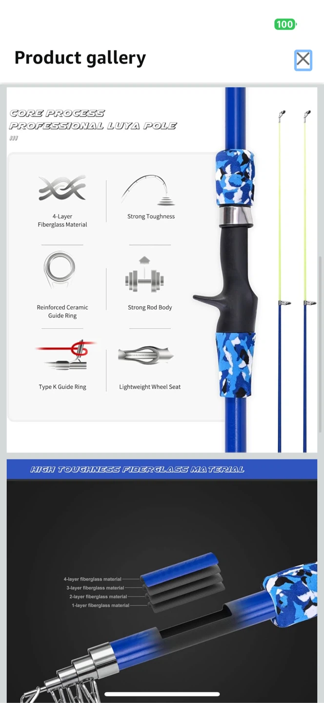 LEDFISHING Telescopic Fishing Rod Kit - photo 3